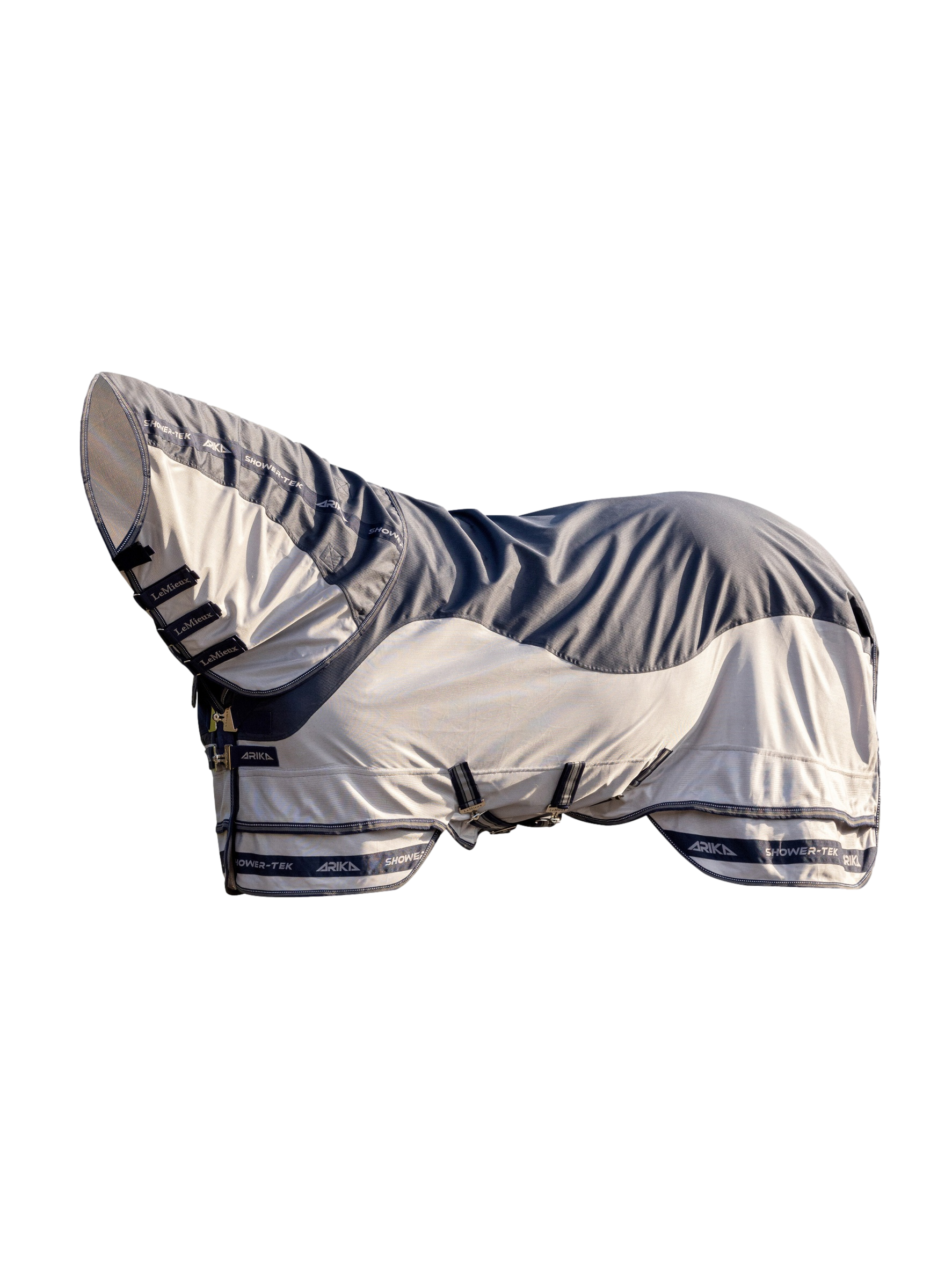 Capa anti-moscas Arika Shower-Tek LeMieux Cinzento Capa anti-moscas Arika Shower-Tek LeMieux Cinzento