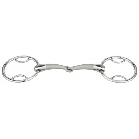 Mordedura 2 anéis Sprenger Satinox com bocal partido