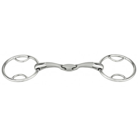 Mors 2 anéis Sprenger Satinox com passagens de dupla rutura