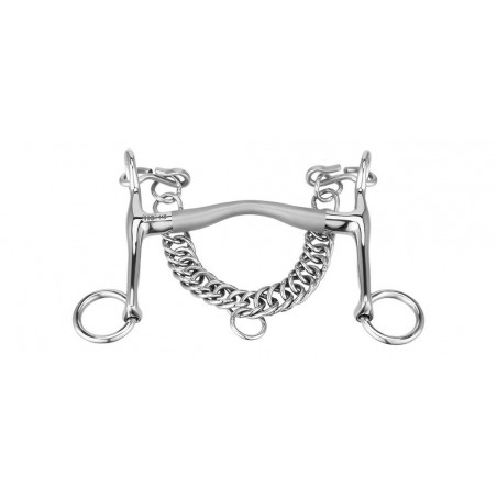 Mors de bridão Sprenger Satinox hastes curtas 5 cm