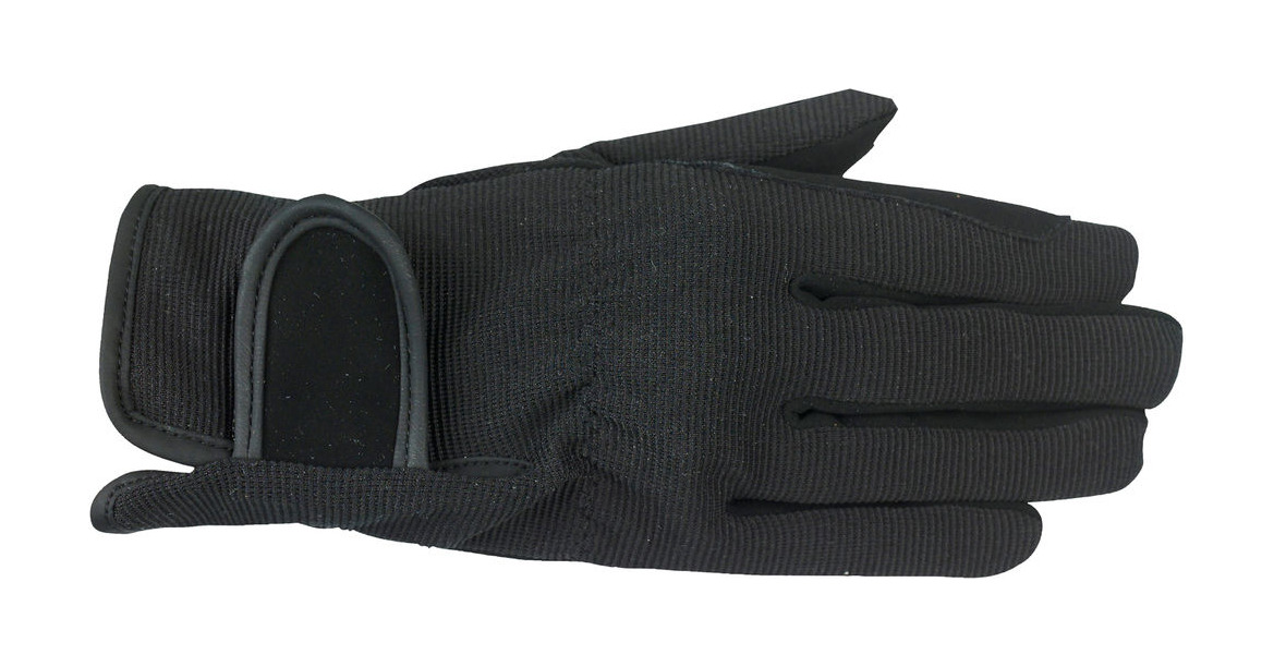 Luvas de cavaleiro multi-stretch Preto