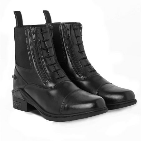 Botas Horze couro Horze Kingston zíper duplo feminino