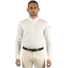 Polo masculino Bankso de manga comprida Flags & Cup - Branco