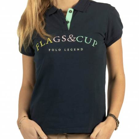 Pólo infantil Kalamata Flags & Cup