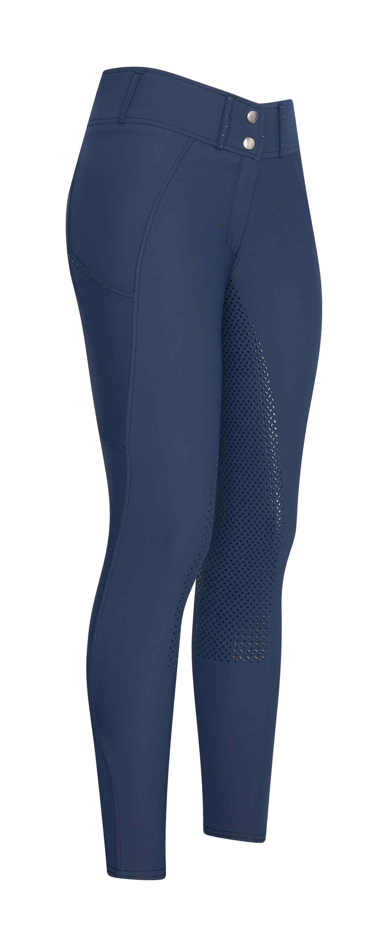 Calça de equitação Imperial Riding Bliss FullGrip Azul-marinho