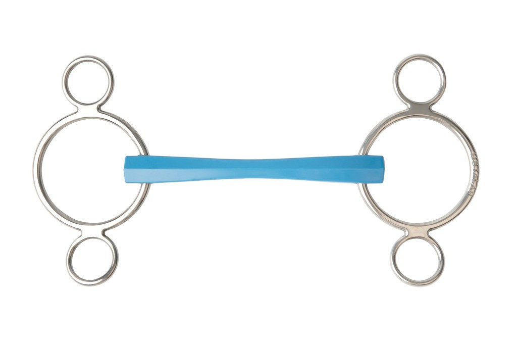 Mordedor ajustável Metalab Flexi 3 argolas Mordedor ajustável Metalab Flexi 3 argolas