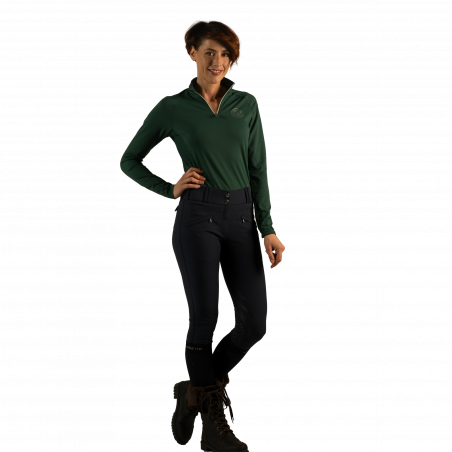 Pólo técnico respirável feminino Kirma Flags & Cup