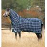 Cobertura Horseware Rhino Plus Vari-Layer 250g - Marinho xadrez / azul-petróleo