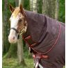 Pescoceira Horseware 0g para Capa Amigo Bravo 12 Original - Bordô / marinho / cinza titânio