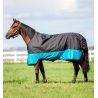 Cobertura Horseware Mio 200g 600D - Preto / turquesa