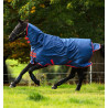 Cobertura Horseware Mio All-in-One 0g - Azul escuro / azul escuro / vermelho