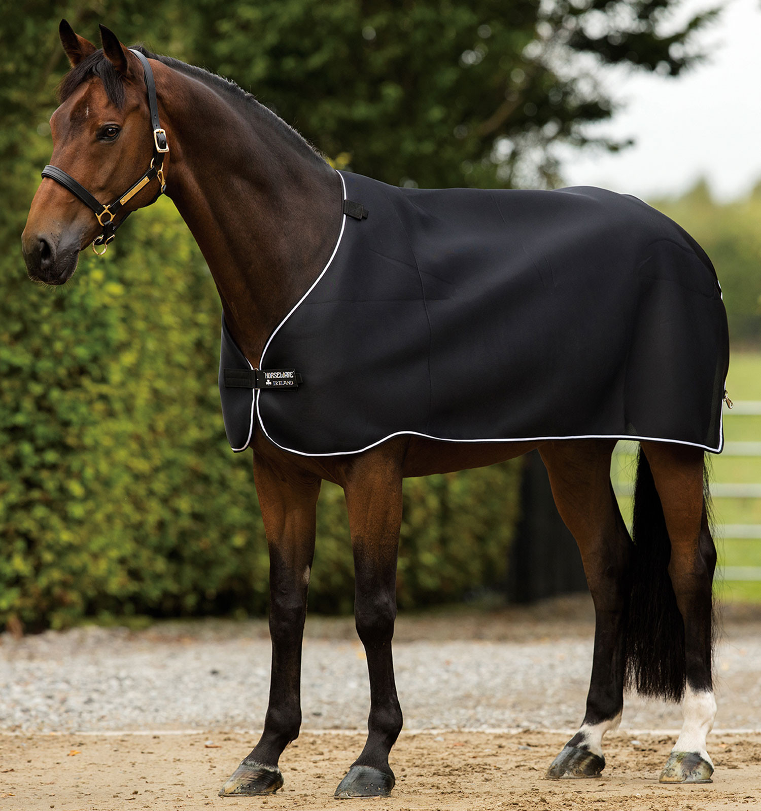 Forro Horseware Rambo Airmax 0g Preto / preto / branco
