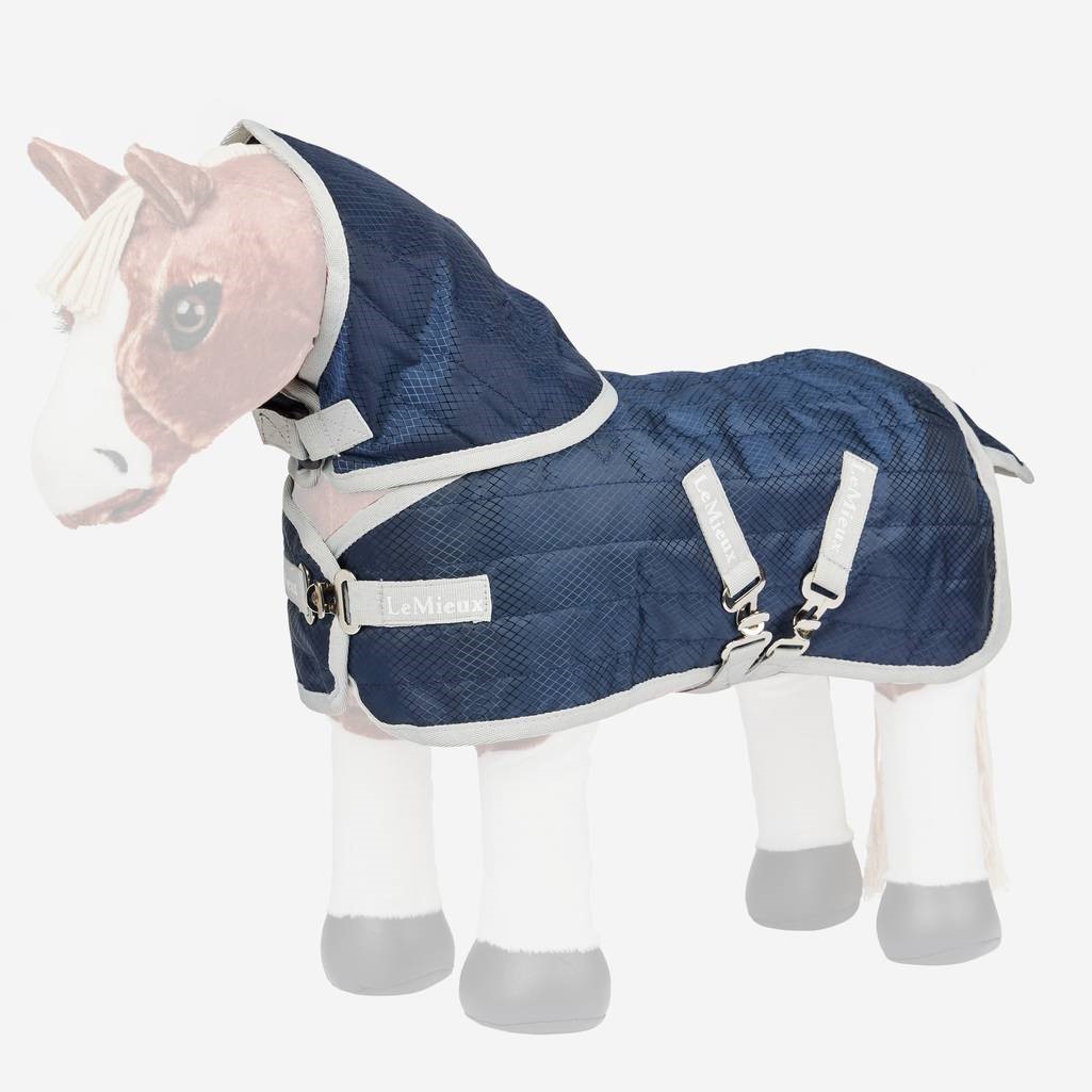 Capa Arika Stable-Tek para brinquedo Mini Pônei LeMieux Azul-marinho