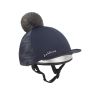 LeMieux Mini Reflective Hat Silk - Azul-marinho