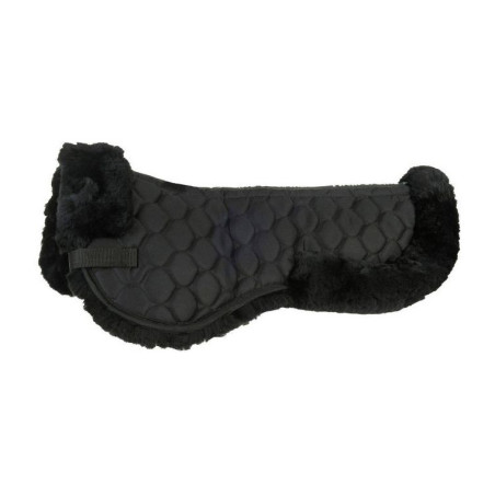 Amortecedor de lã de carneiro verdadeiro para pônei HKM