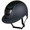 Capacete Glamour Shield HKM - Preto / preto
