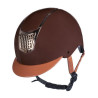 Capacete Edinburgh HKM - Castanho escuro