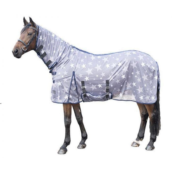 Vliegendeken Stars Combo HKM Cinza / preto Cinzento