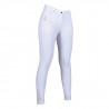 Calça Alexis com fundo integral em silicone HKM - Branco