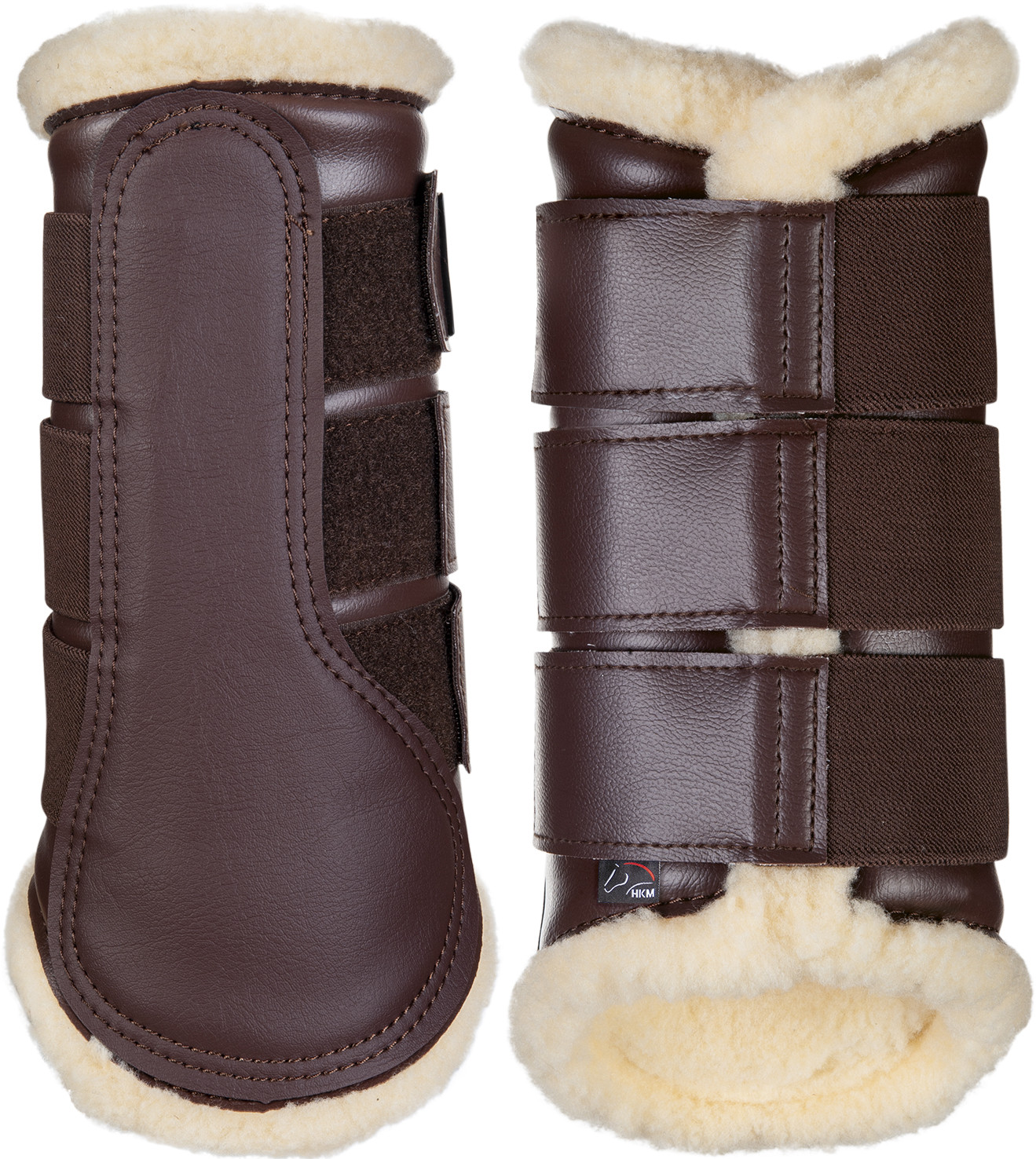Guêtres Comfort HKM Castanho escuro