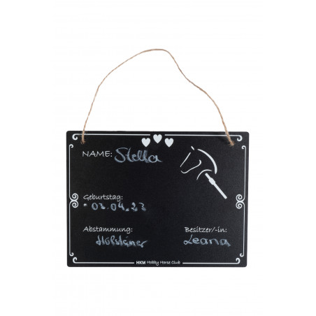 Placa de estábulo Hobby Horsing HKM