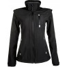 Casaco softshell Sport HKM Feminino e Infantil - Preto