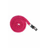 Longe Stars Softice com mosquetão antipânico HKM - Rosa
