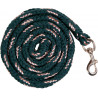 Longe Rosegold com mosquetão HKM - Esmeralda / ouro rosa