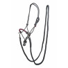 Cabezada etológica Strass com rédeas / longas HKM - Cinza / uva
