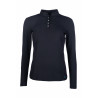 Polo de mangas compridas Port Royal HKM - Preto