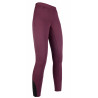 Legging Yvi com fundo integral em silicone HKM - Vermelho escuro