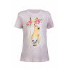 T-shirt infantil Flower Horse HKM - Rosa