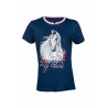 Camiseta Horse Spirit HKM - Azul escuro
