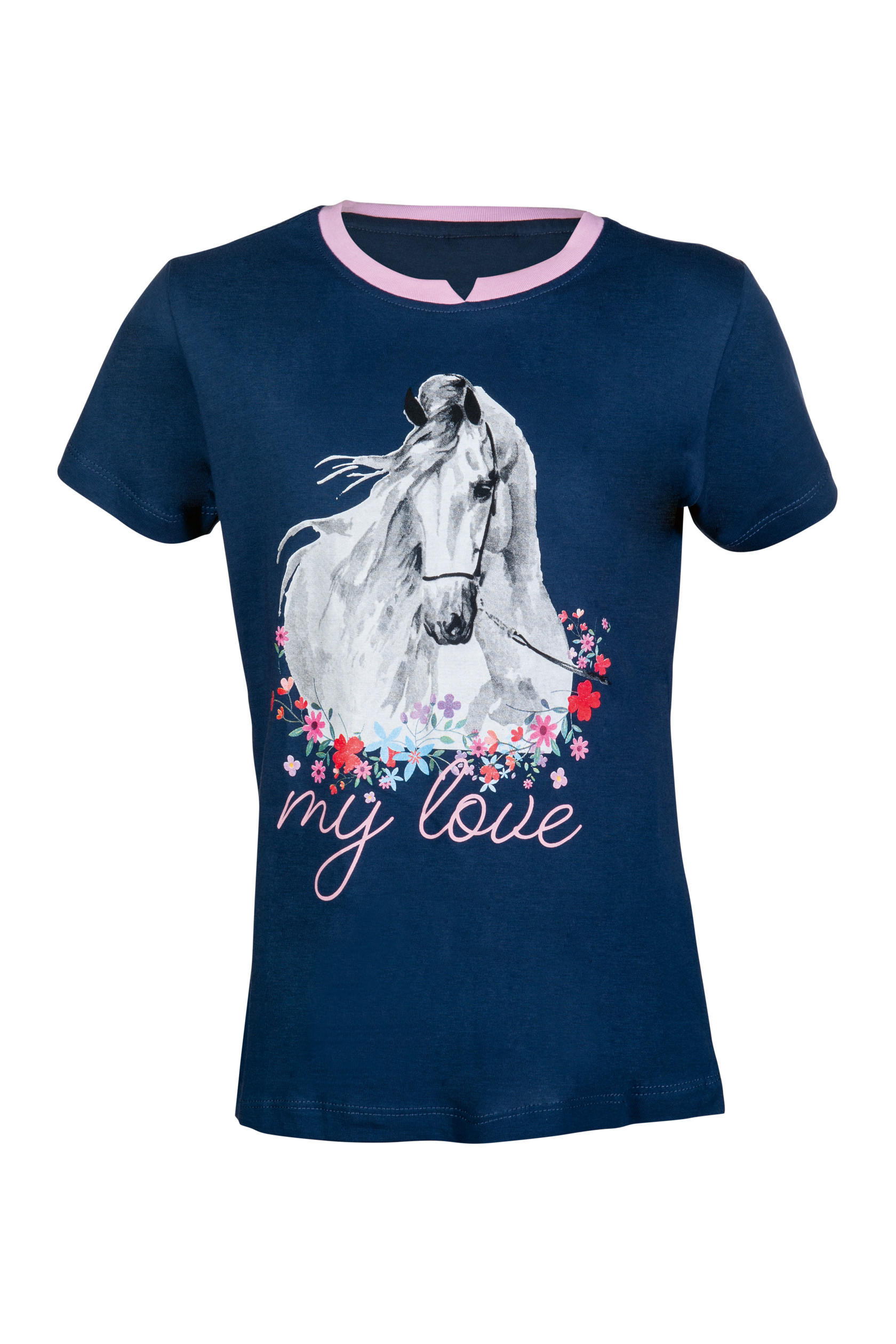 Camiseta Horse Spirit HKM Rosa