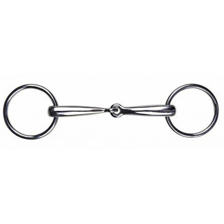 Mordedor de embocadura em inox 14 mm HKM