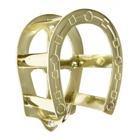 Porta-cabeçada ferradura em latão HKM