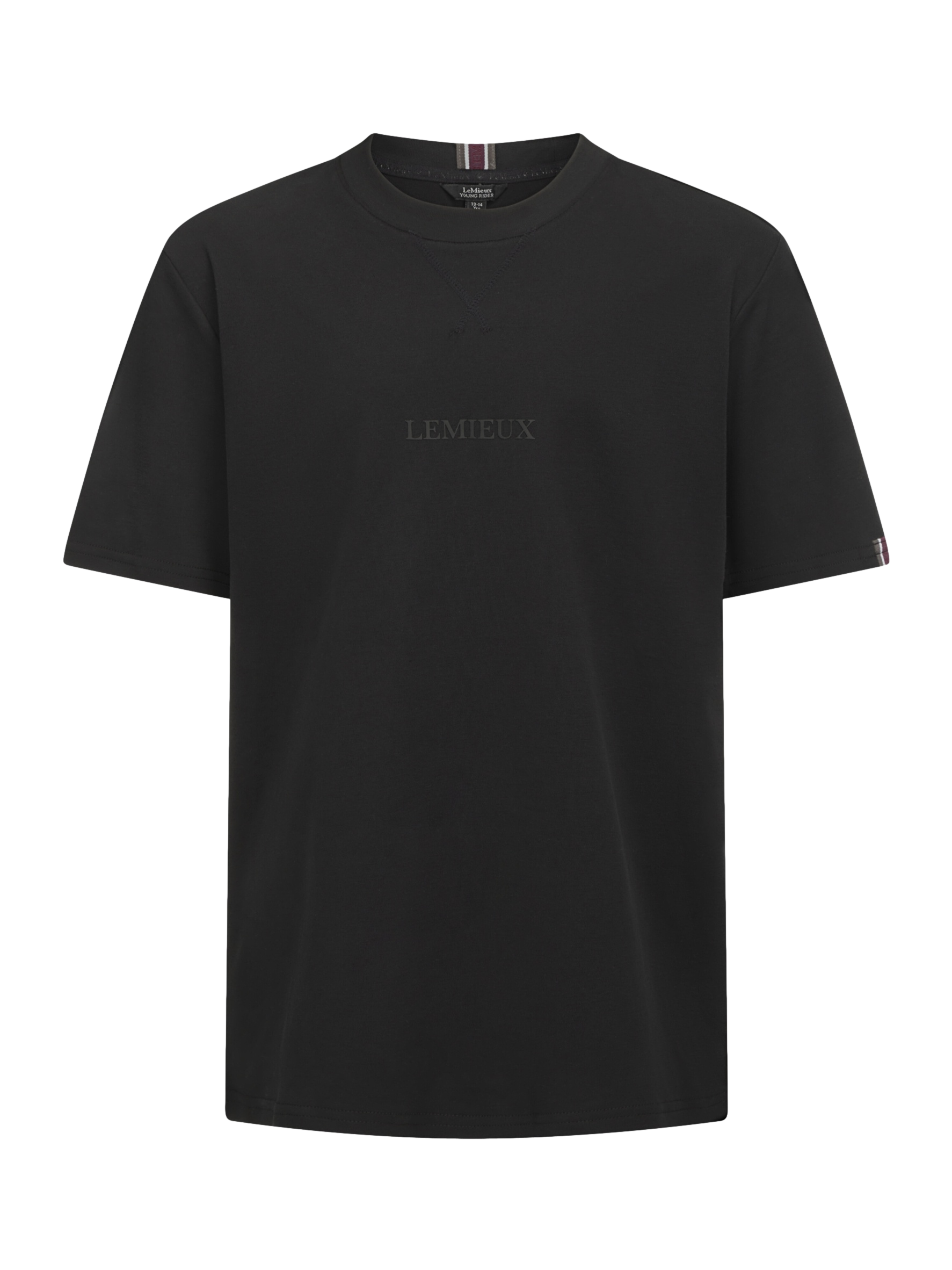 Camiseta LeMieux Young Rider menino Preto