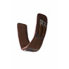 Cilha de adestramento em neoprene Varna com elástico Horze - Marron demitasse