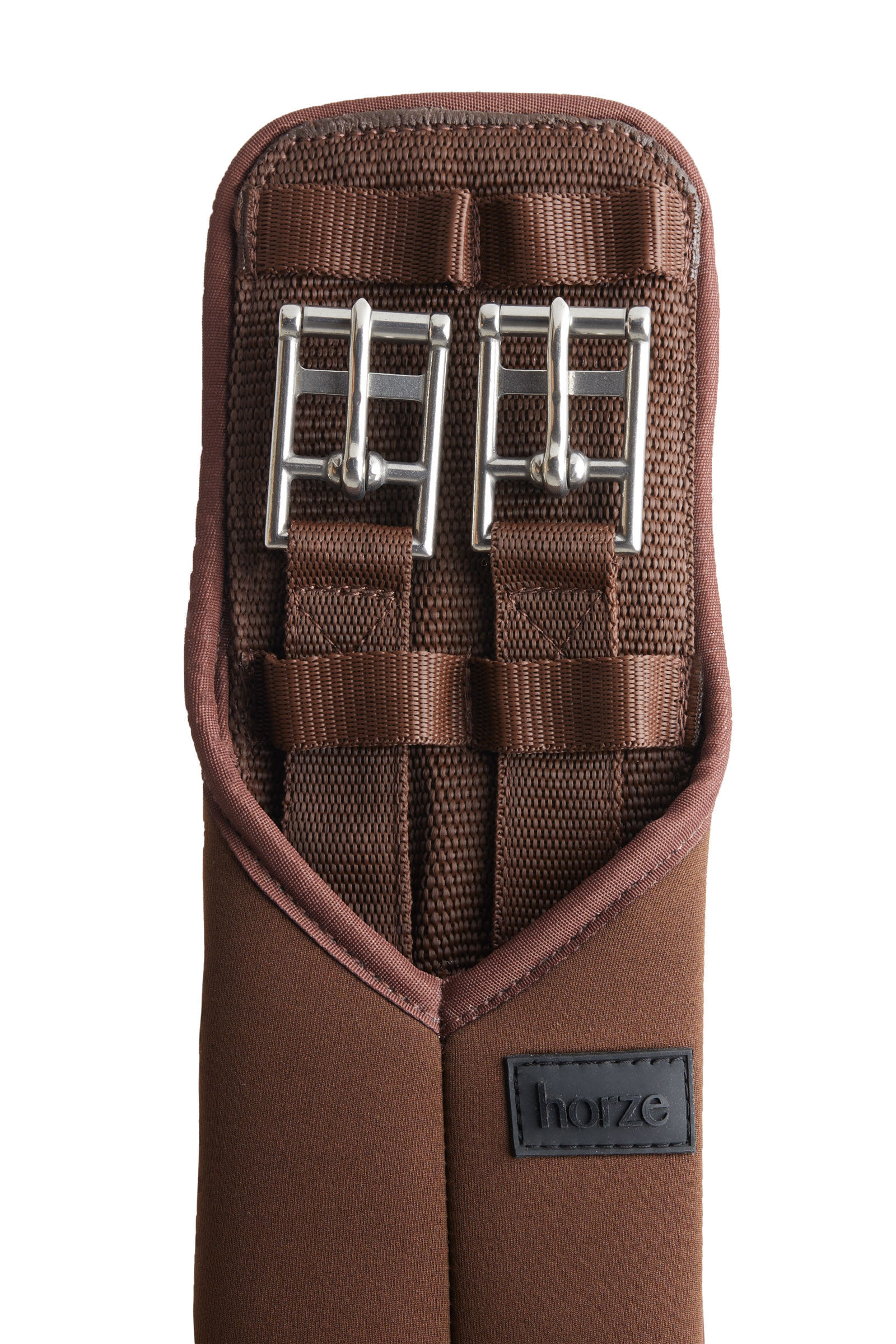 Cilha reta Neoprene Kazan sem elástico Horze Preto