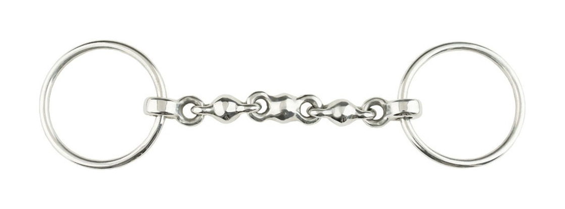 Mors de Equitação Waterford Chantilly Horze em inox