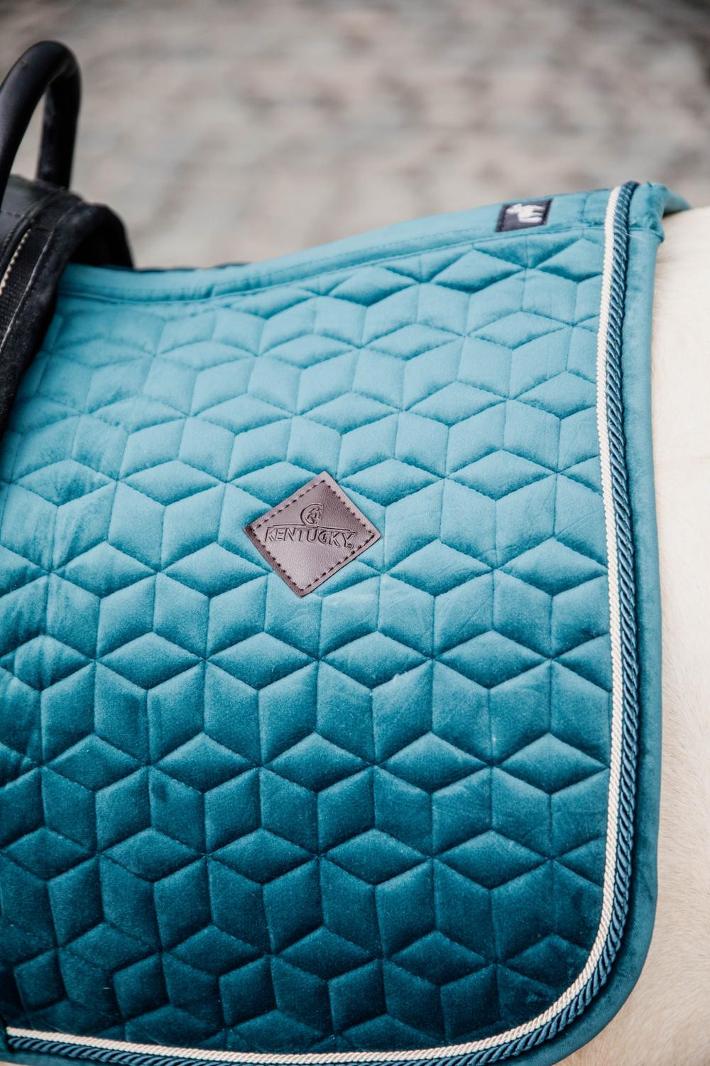 Almofada de sela Velvet jumping Kentucky Bordéus Bordô Almofada de sela Velvet jumping Kentucky Bordéus Bordô