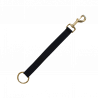 Fita de Fixação em Nylon com Mosquetão e Anel Kentucky - Preto