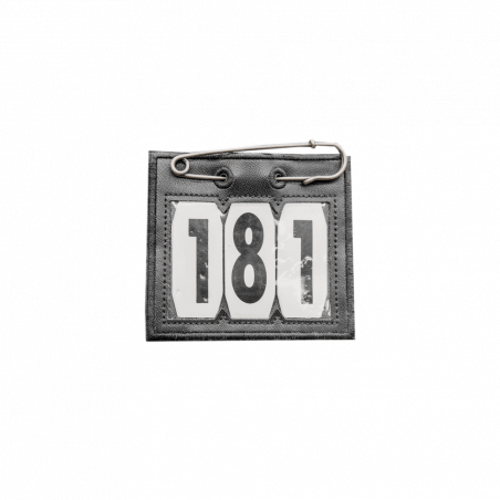 Porta-número de PVC com alfinete de segurança Kentucky