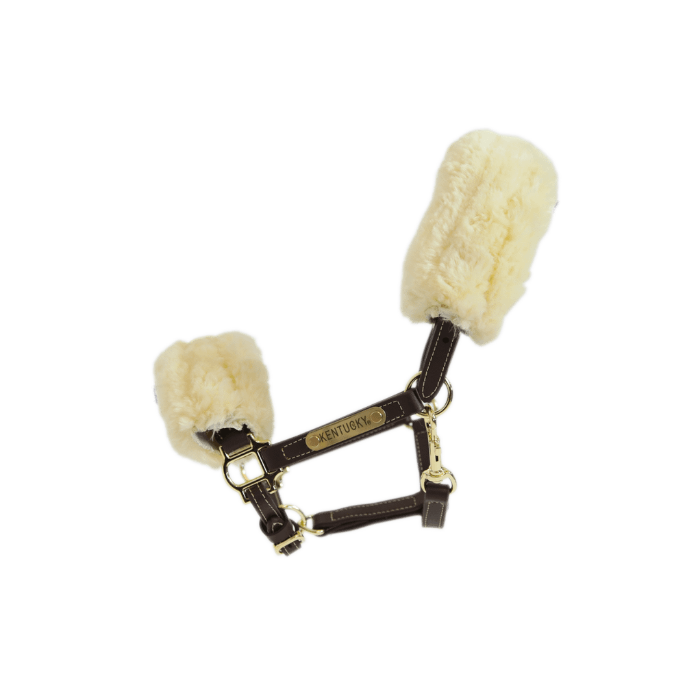 Cabezada de carneiro em couro Kentucky Castanho