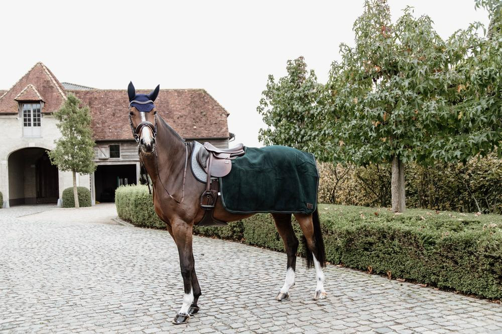 Cobre-rins Quadrado Heavy Fleece Kentucky Marinho Azul-marinho