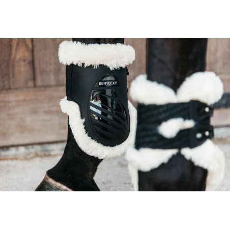 Protetor de boleto elástico com lã vegana Kentucky