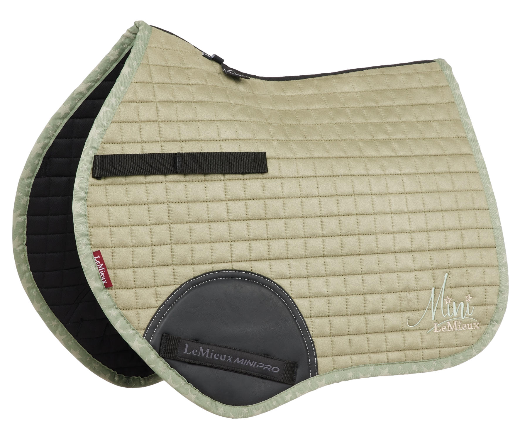 Tapis Mini LeMieux Suede Jump Square Chilli modelo antigo Vermelho