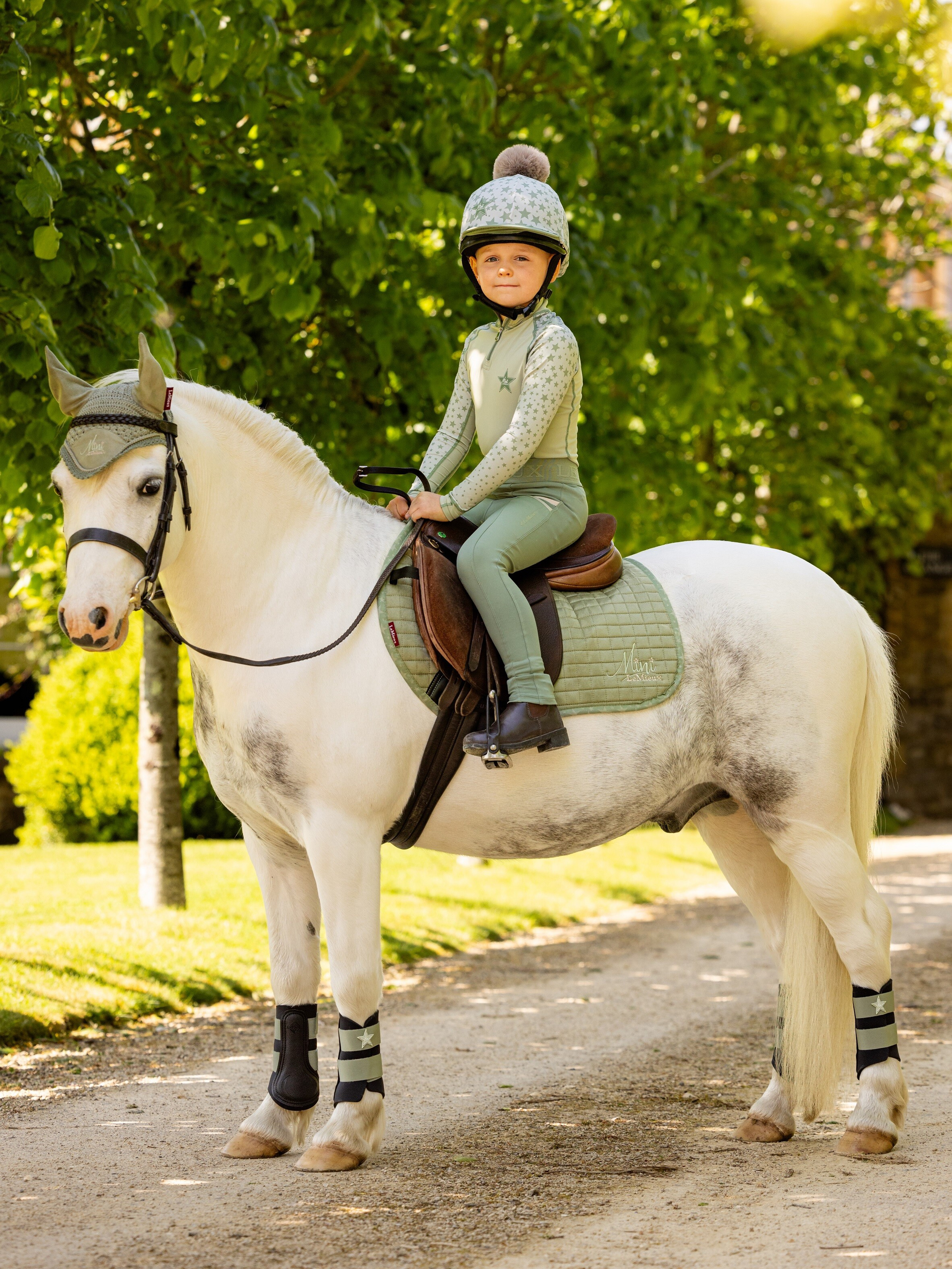 Tapis Mini LeMieux Suede Jump Square Chilli modelo antigo Vermelho