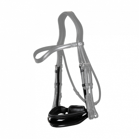 Muserola Larga Fecho Pull Back Envernizada New English Collection by Dy'on