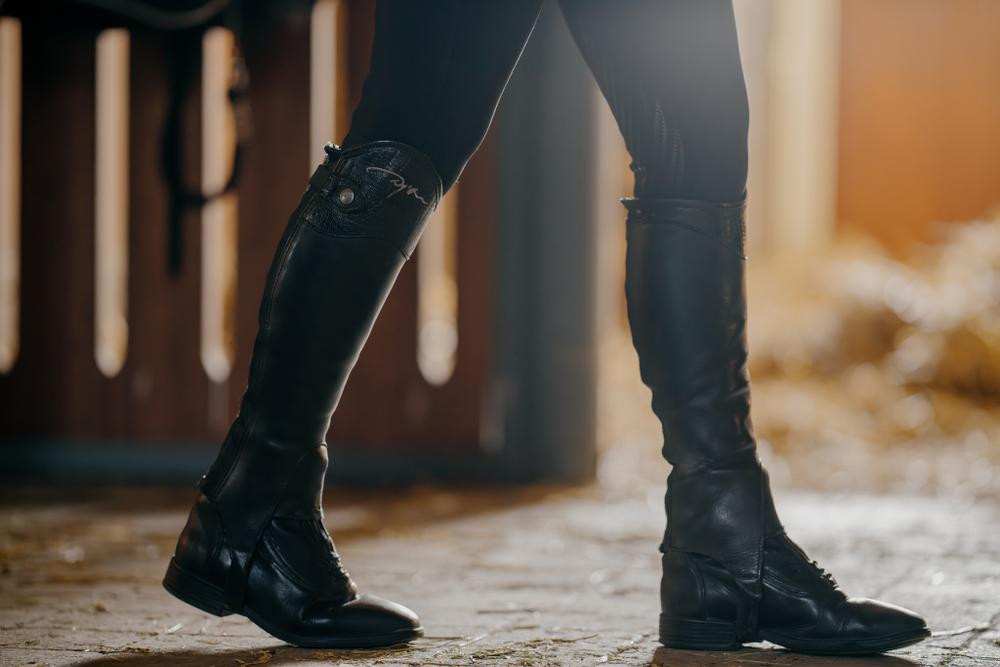 Mini Chaps Exel Dy'on Preto croco